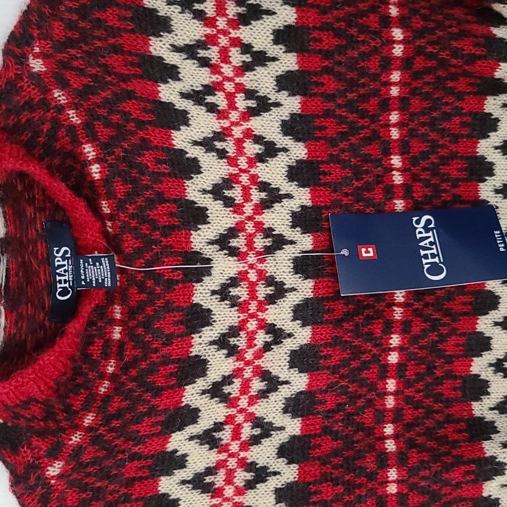 Ladies Chaps Sweater - Picture 3 of 5